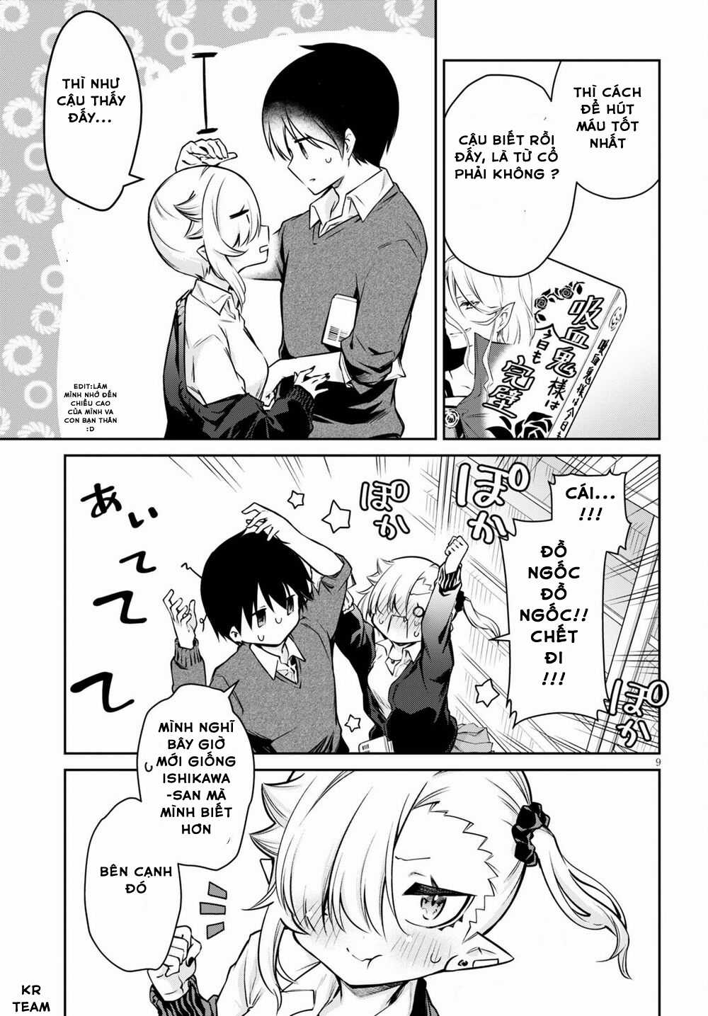 Vampire-Chan Can't Suck Properly Chapter 4 trang 9