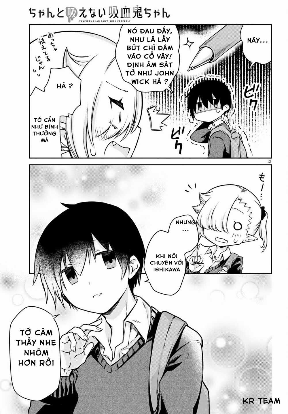 Vampire-Chan Can't Suck Properly Chapter 6 trang 12