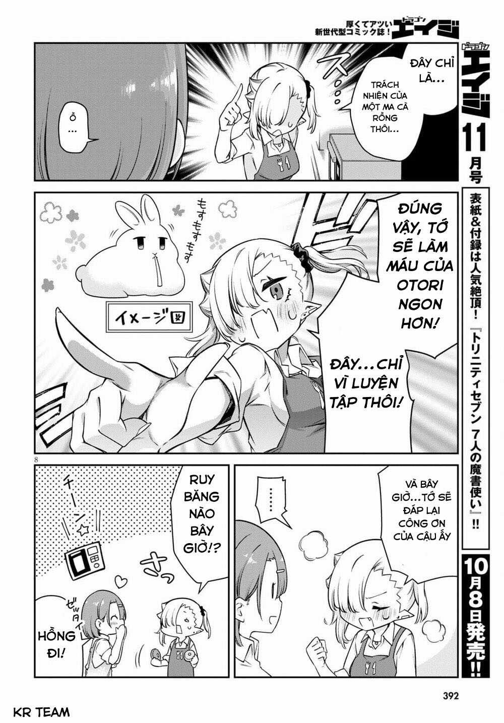 Vampire-Chan Can't Suck Properly Chapter 9 trang 8