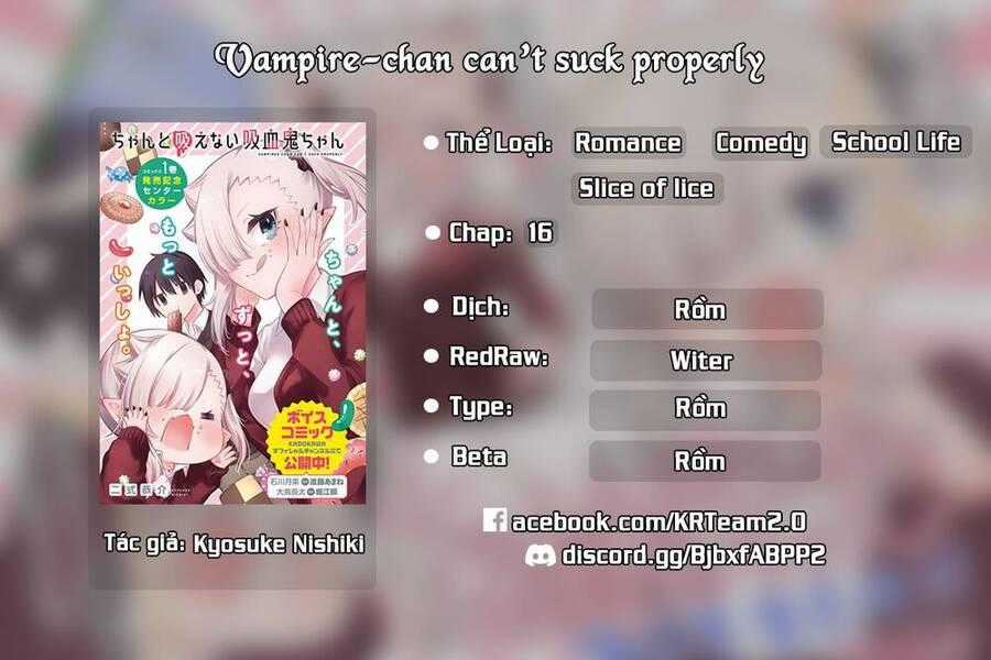 Vampire-Chan Can't Suck Properly Chương 16 trang 0