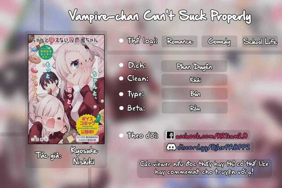 Vampire-Chan Can't Suck Properly Chương 23 trang 0