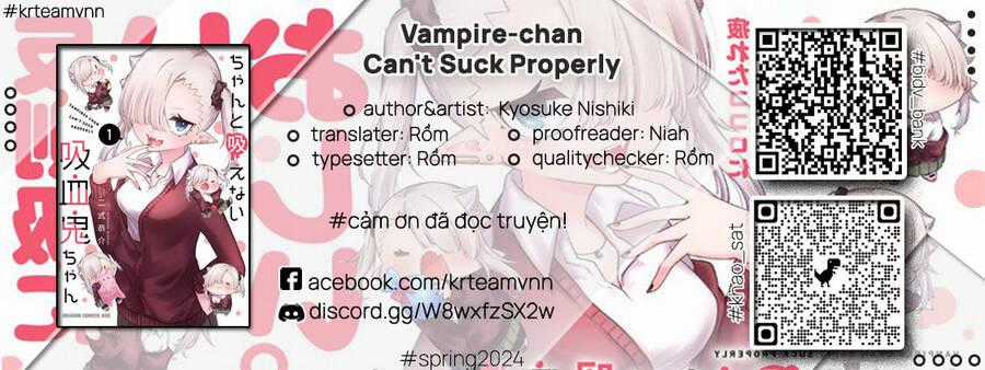 Vampire-Chan Can't Suck Properly Chương 32 trang 0