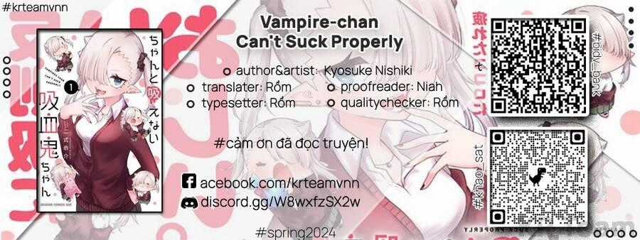 Vampire-Chan Can't Suck Properly Chương 40 trang 0