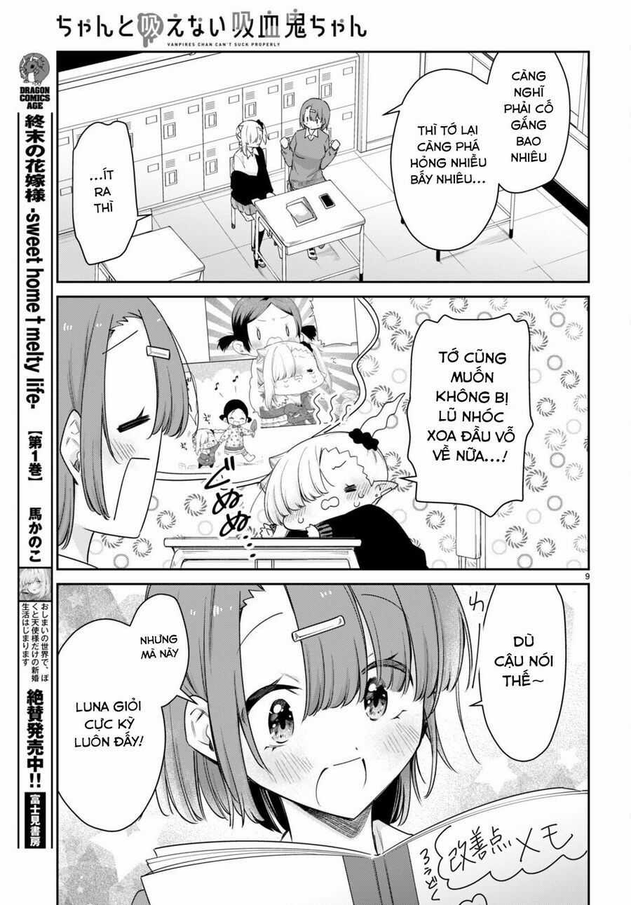 Vampire-Chan Can't Suck Properly Chương 59 trang 9