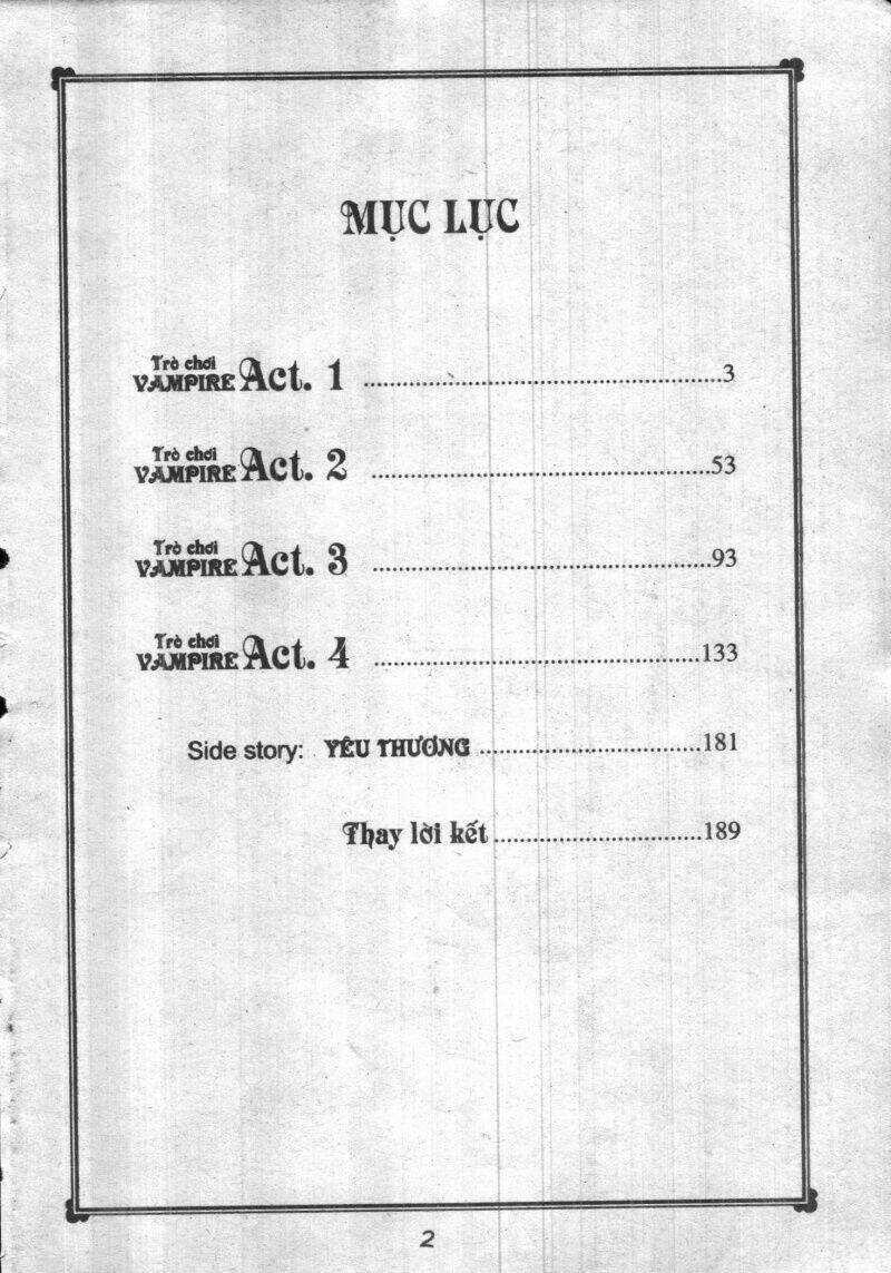 Vampire Game Chapter 1 trang 2