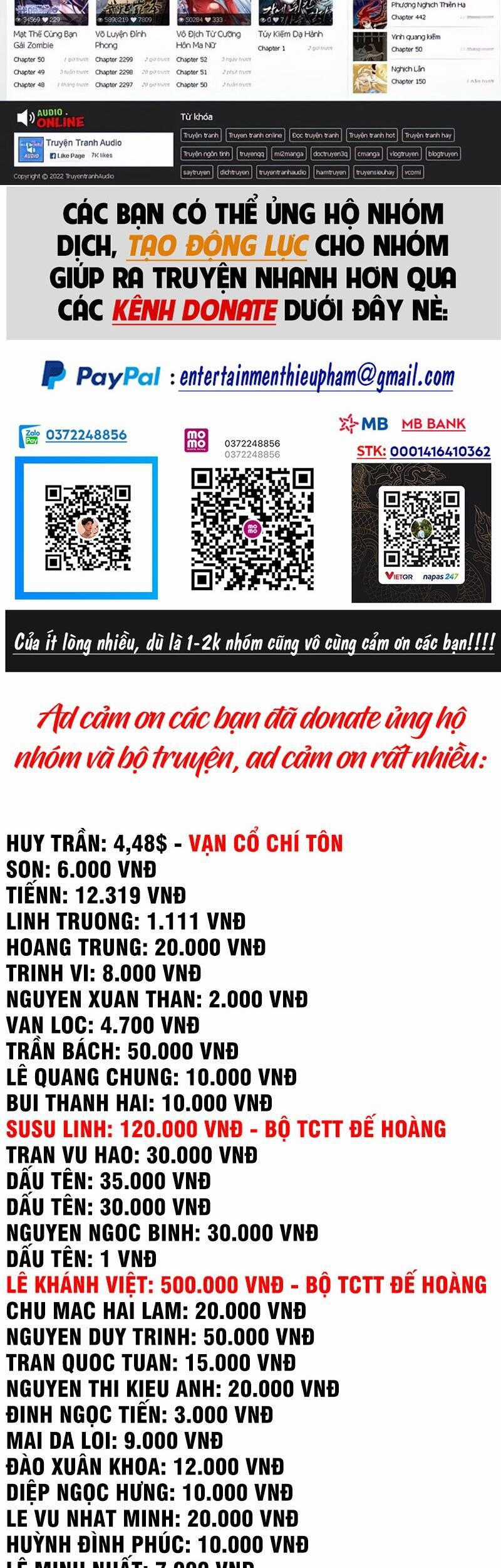 Vạn Cổ Chí Tôn Chương 106 trang 1