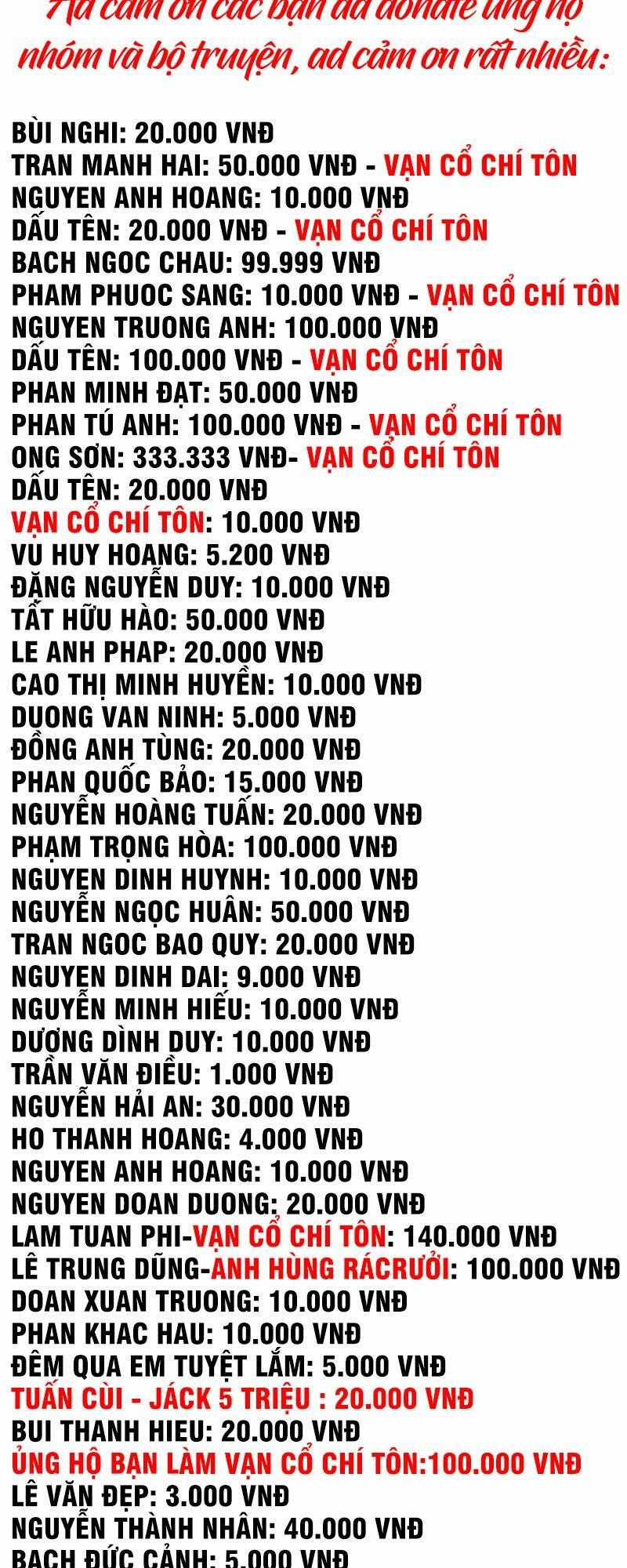 Vạn Cổ Chí Tôn Chương 117 trang 1