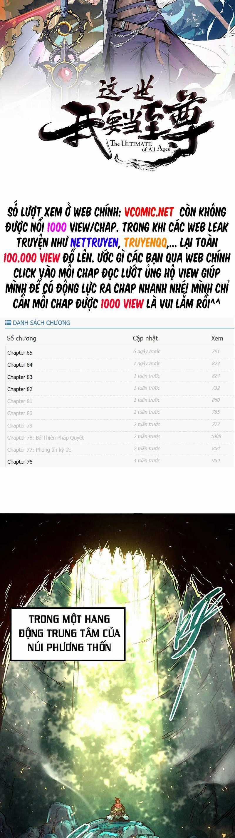 Vạn Cổ Chí Tôn Chương 144 trang 1