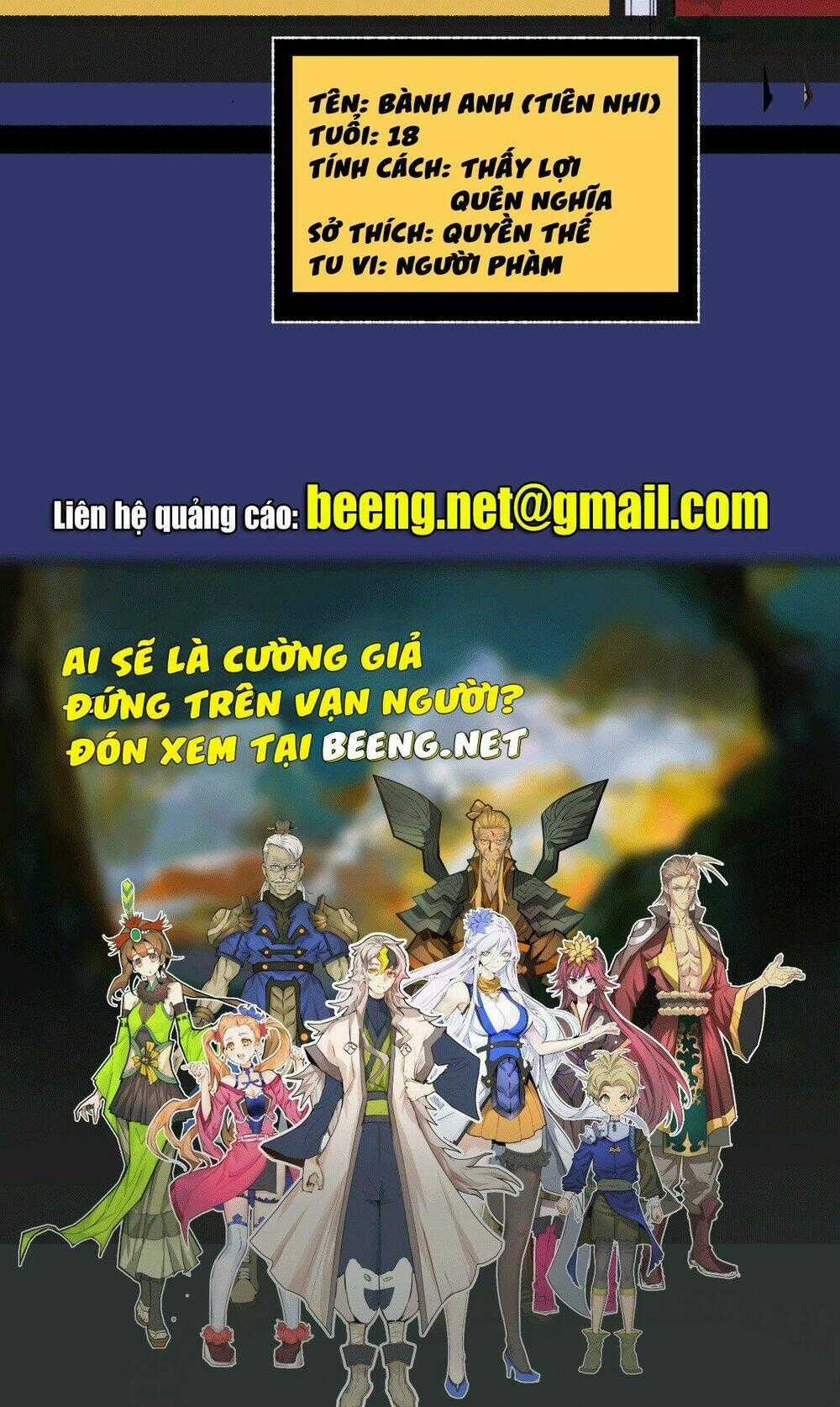 Vạn Nhân Chi Thượng Chapter 0 trang 9