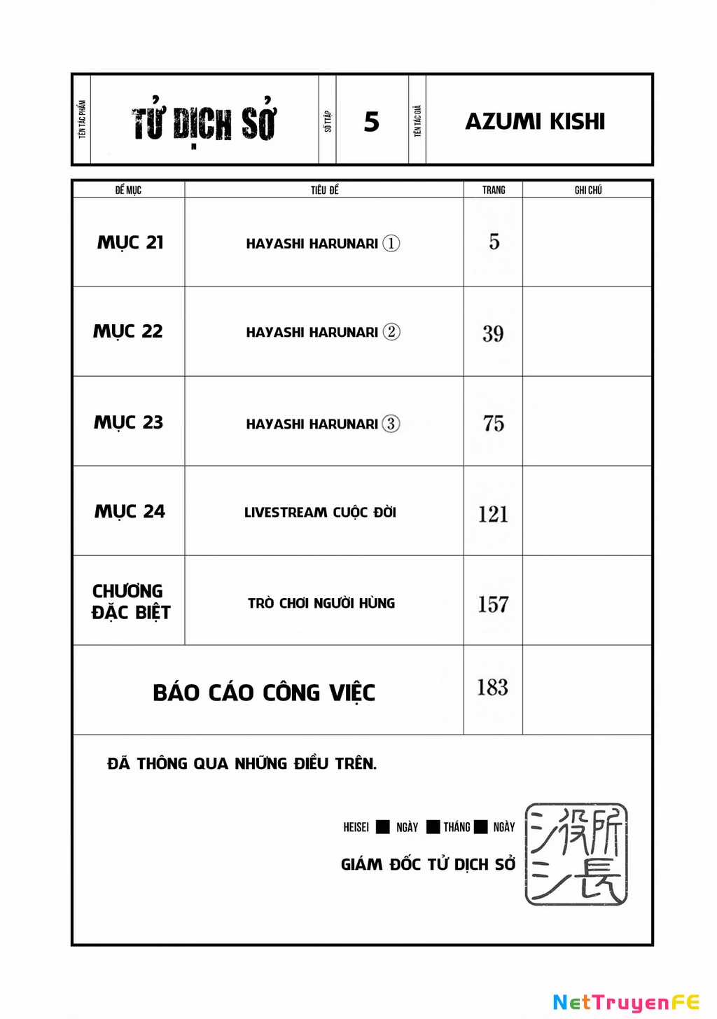 Văn Phòng Công Chứng Sau Khi Chết Chapter 21 trang 6