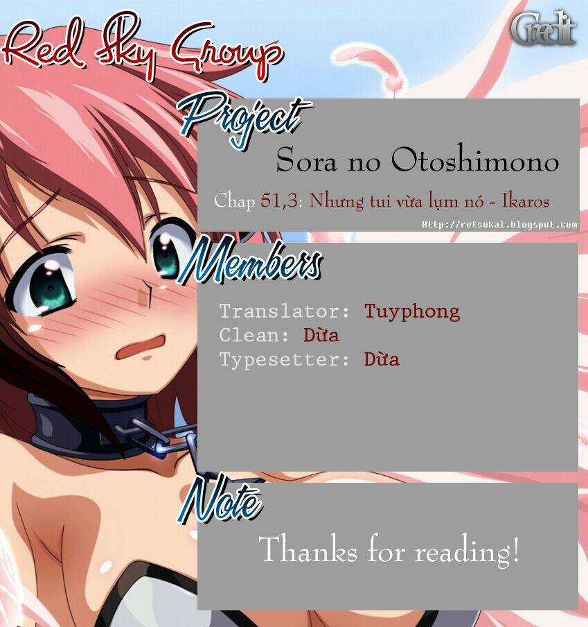 Vật Thất Lạc Của Bầu Trời Chapter 51.3 trang 11