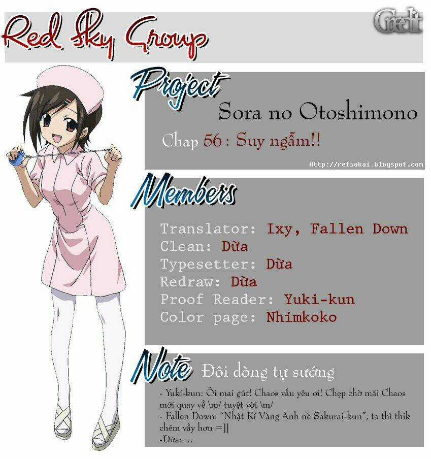 Vật Thất Lạc Của Bầu Trời Chapter 56 trang 53