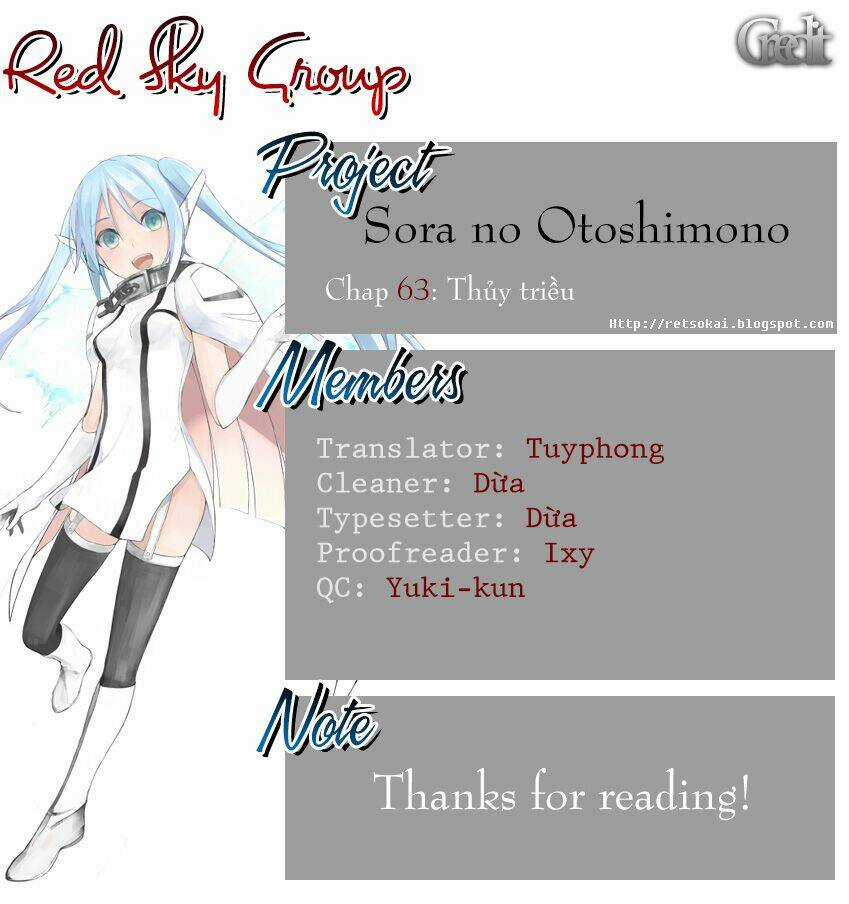 Vật Thất Lạc Của Bầu Trời Chapter 63 trang 38