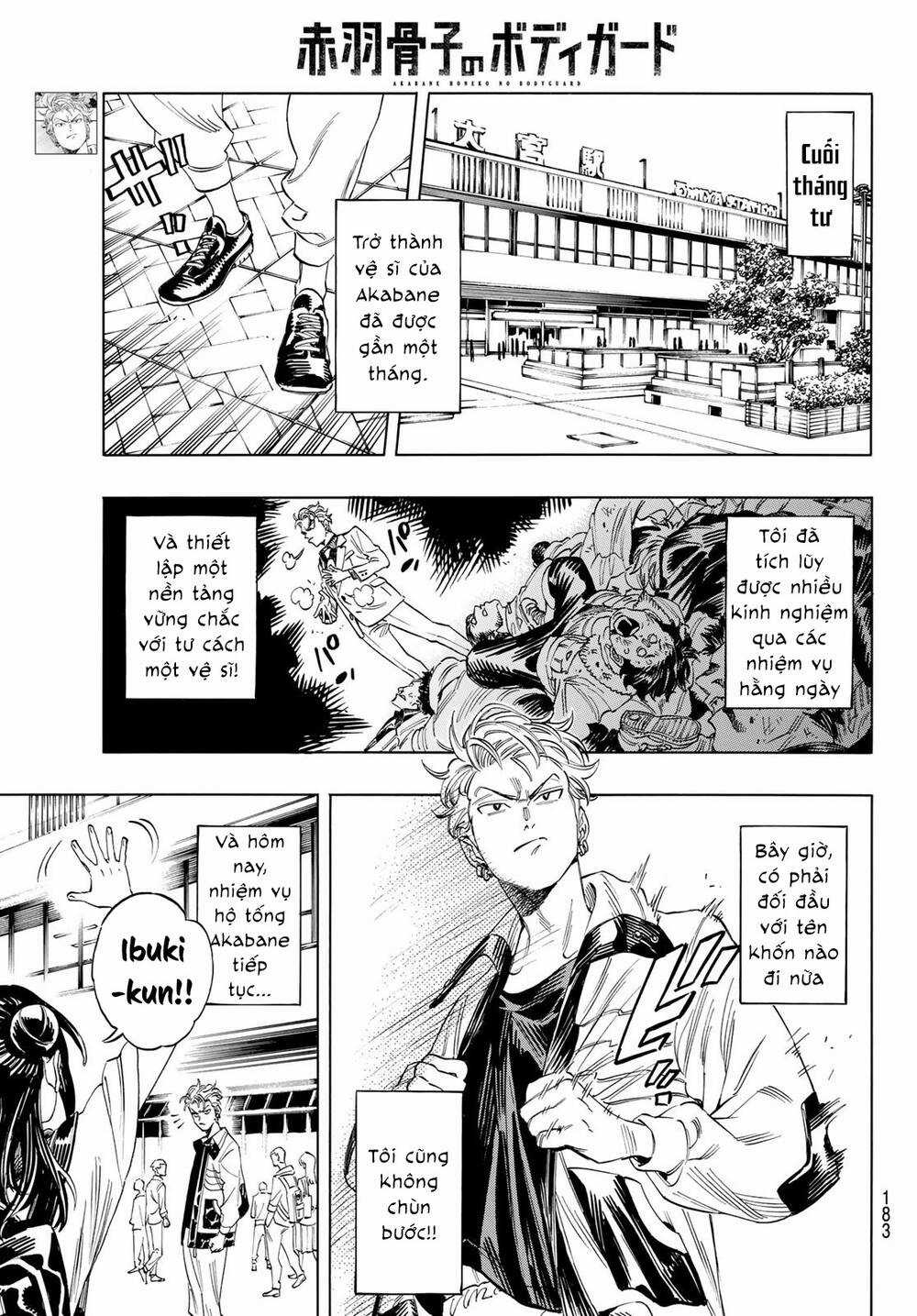 Vệ Sĩ Của Akabane Honeko Chapter 3 trang 2