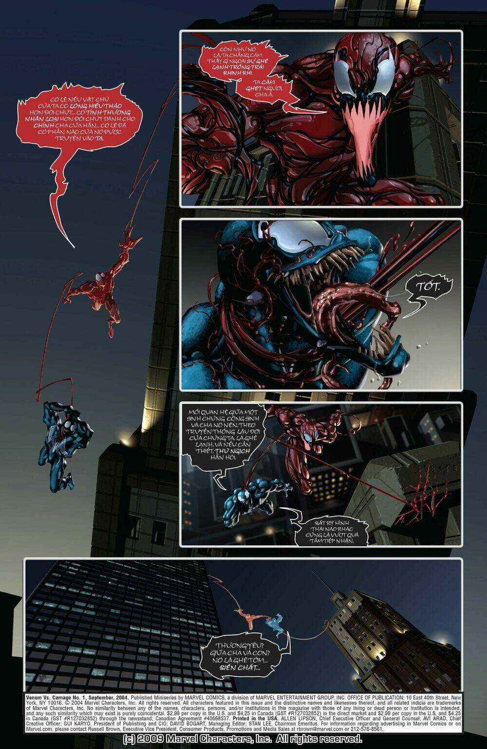Venom vs Carnage: A Child Is Born - Đứa Bé Đản Sinh Chapter 1.1 trang 3
