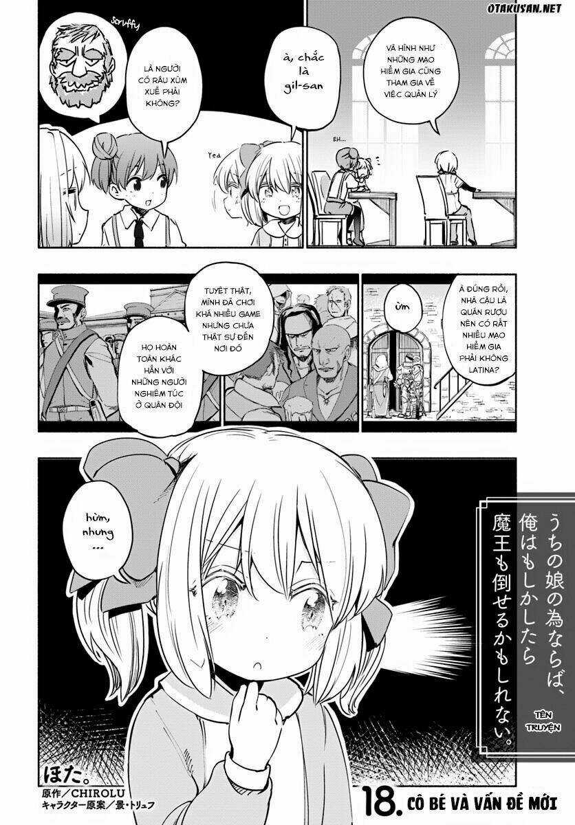 Vì Con Gái, Ngay Cả Ma Vương Tôi Cũng Có Thể Đánh Bại Chapter 18 trang 2