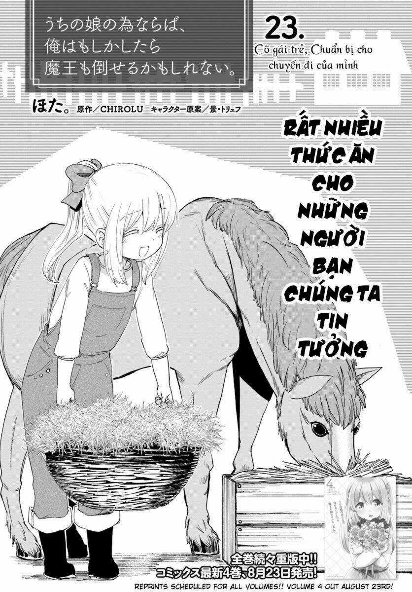 Vì Con Gái, Ngay Cả Ma Vương Tôi Cũng Có Thể Đánh Bại Chapter 23 trang 2