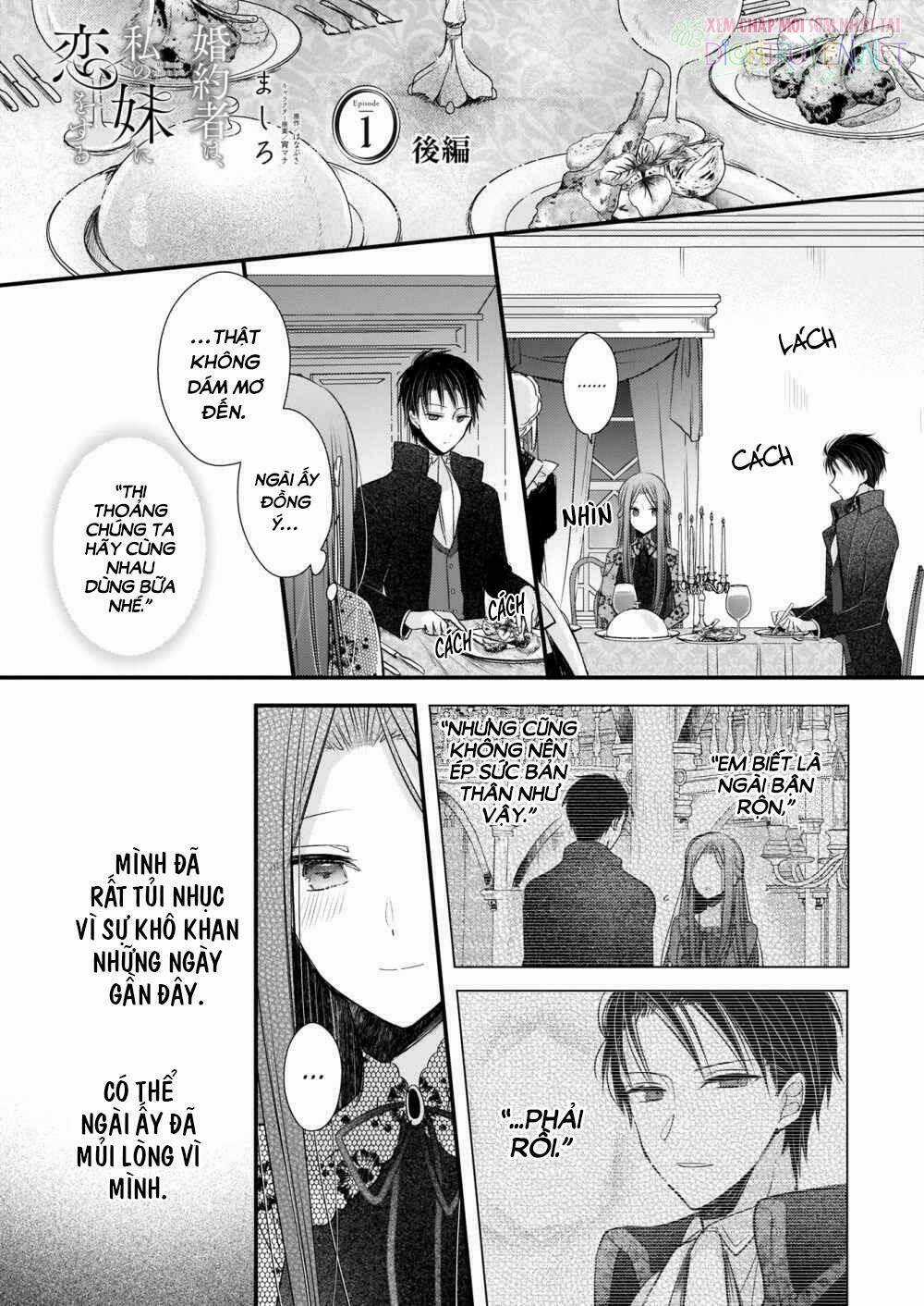 Vị Hôn Phu Của Tôi Đã Rơi Vào Lưới Tình Với Em Gái Chapter 1.2 trang 2