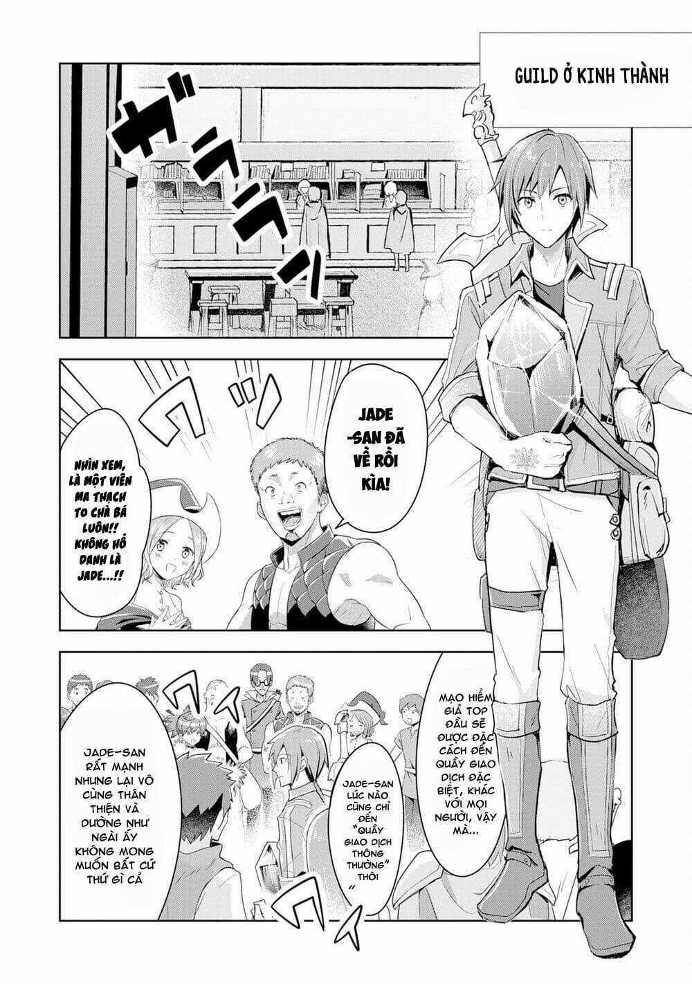 Vì Muốn Tỏ Tình Với Cô Lễ Tân Nên Tôi Thường Xuyên Lui Tới Guild Rồi Dần Trở Thành Dũng Giả Chapter 1 trang 22