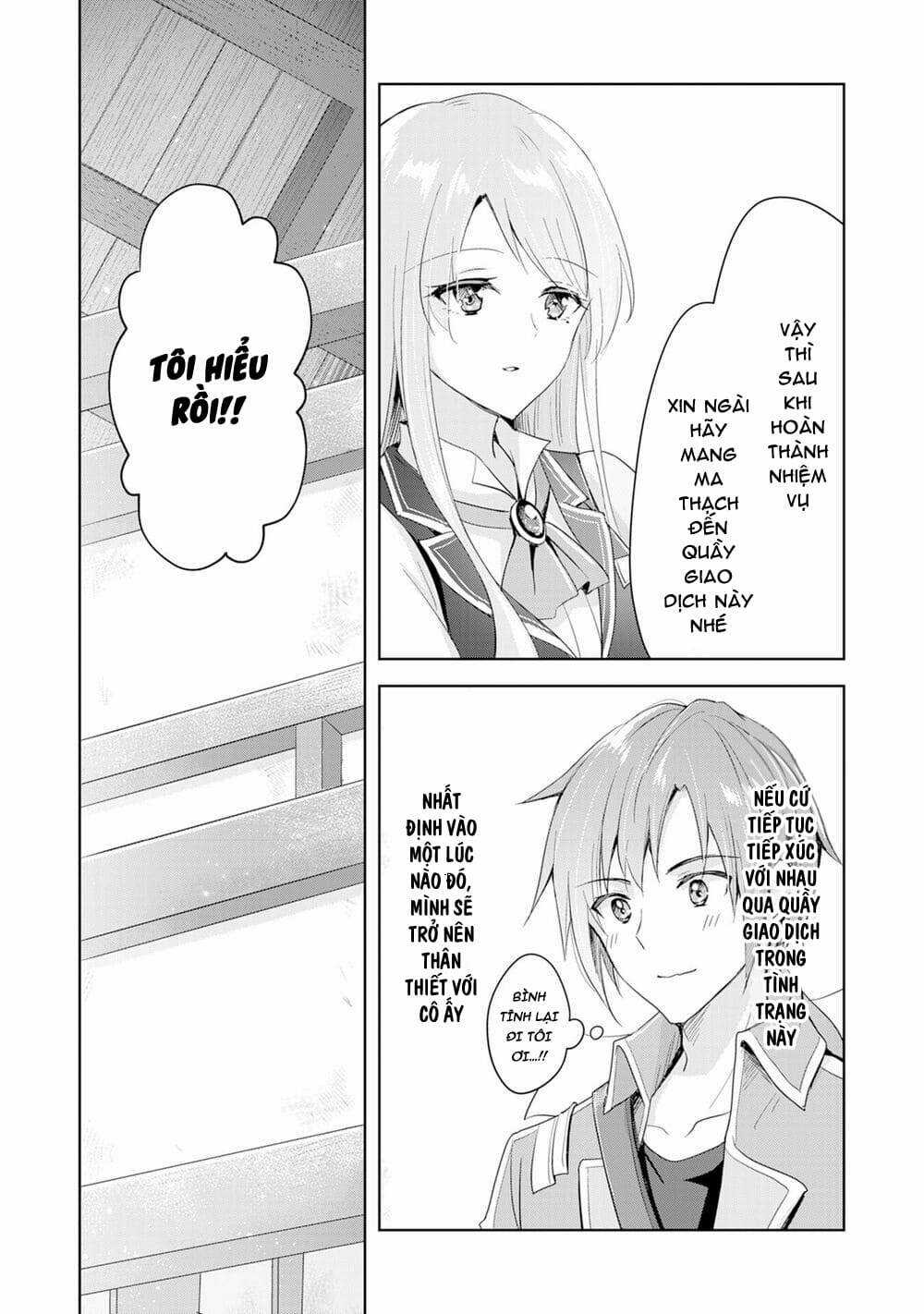 Vì Muốn Tỏ Tình Với Cô Lễ Tân Nên Tôi Thường Xuyên Lui Tới Guild Rồi Dần Trở Thành Dũng Giả Chapter 1 trang 30