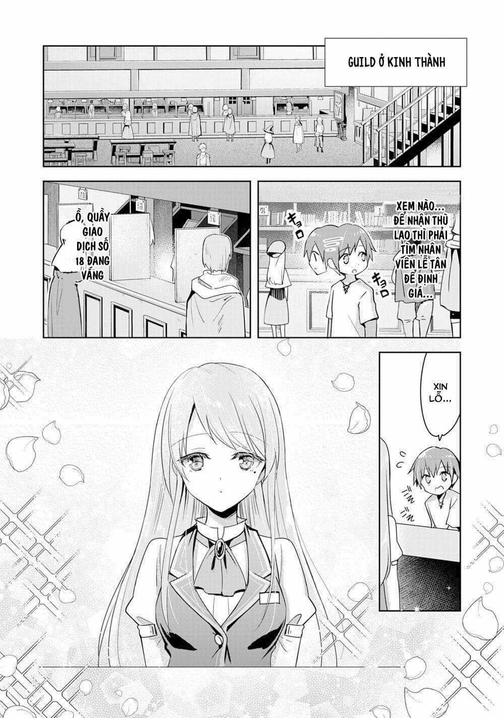 Vì Muốn Tỏ Tình Với Cô Lễ Tân Nên Tôi Thường Xuyên Lui Tới Guild Rồi Dần Trở Thành Dũng Giả Chapter 1 trang 7