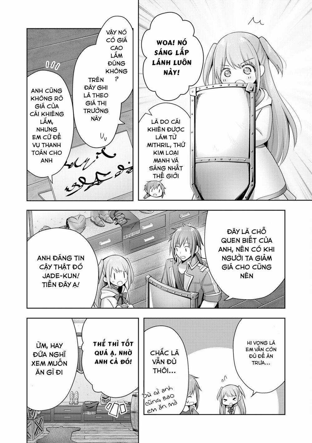 Vì Muốn Tỏ Tình Với Cô Lễ Tân Nên Tôi Thường Xuyên Lui Tới Guild Rồi Dần Trở Thành Dũng Giả Chapter 10 trang 17