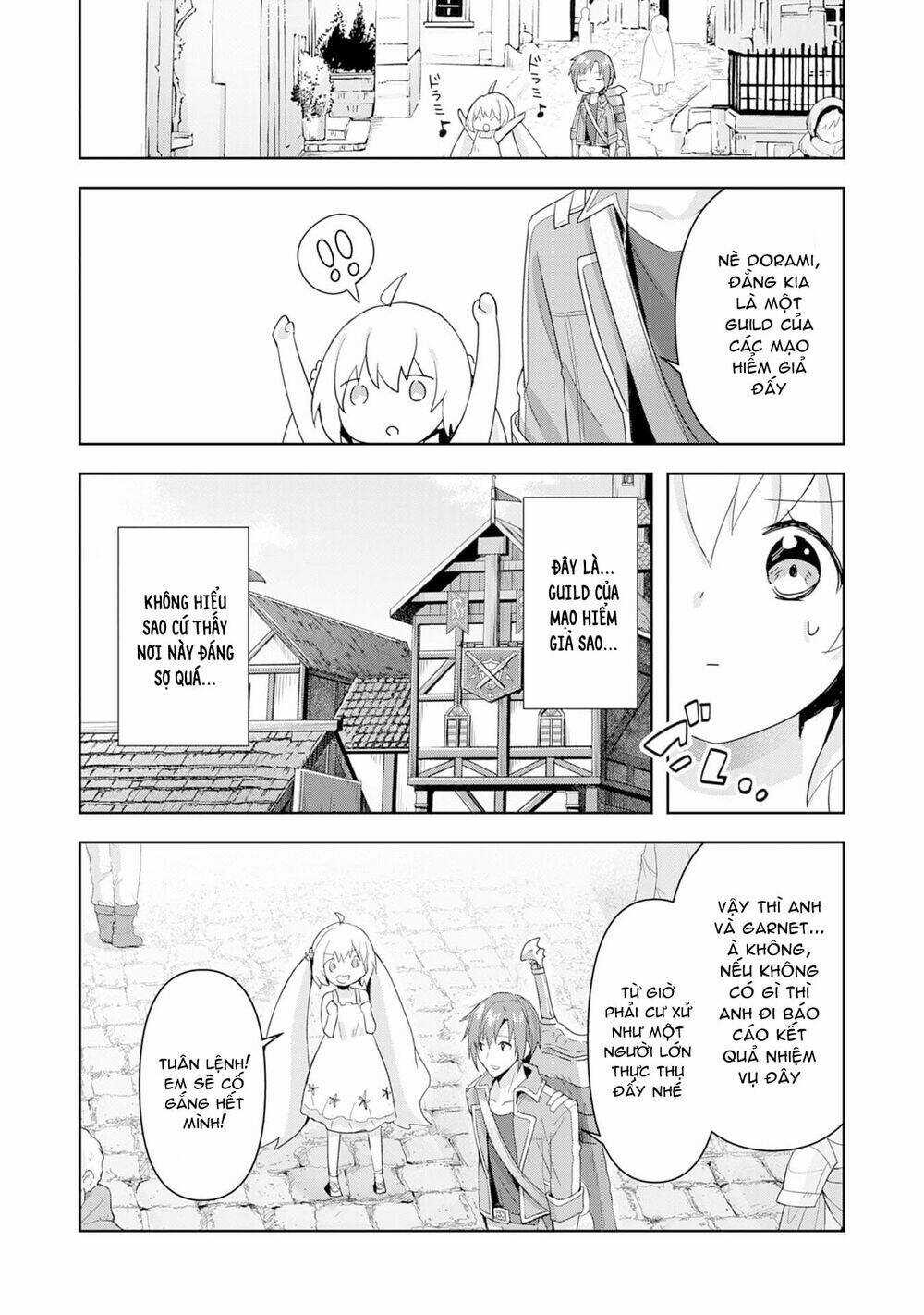 Vì Muốn Tỏ Tình Với Cô Lễ Tân Nên Tôi Thường Xuyên Lui Tới Guild Rồi Dần Trở Thành Dũng Giả Chapter 2 trang 24