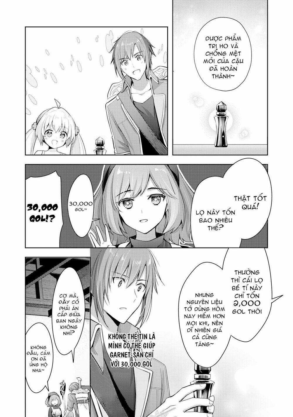 Vì Muốn Tỏ Tình Với Cô Lễ Tân Nên Tôi Thường Xuyên Lui Tới Guild Rồi Dần Trở Thành Dũng Giả Chapter 7.2 trang 9