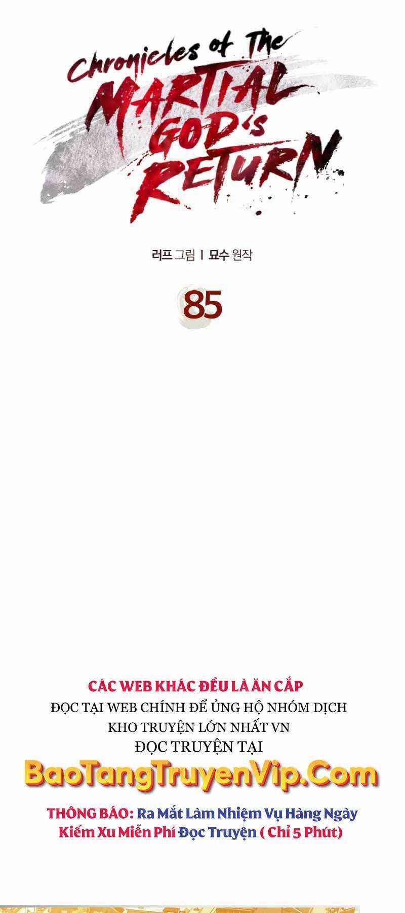 Vị Thần Trở Lại Chapter 85 trang 22