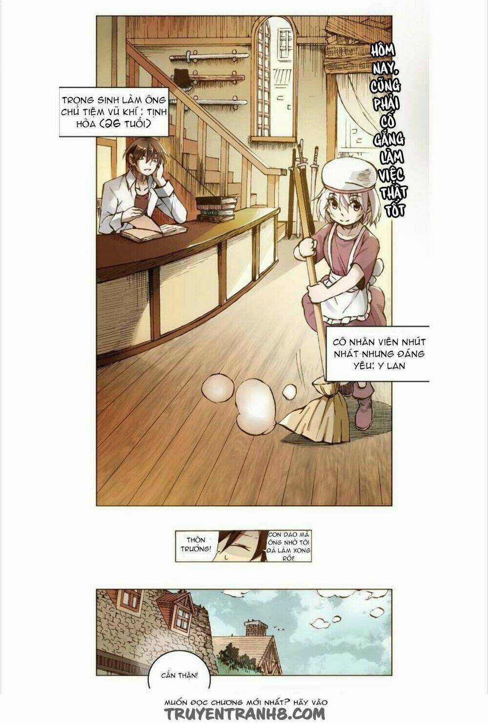 Vì Tôi Là Ông Chú Mở Tiệm Bán Vũ Khí Chapter 1 trang 4