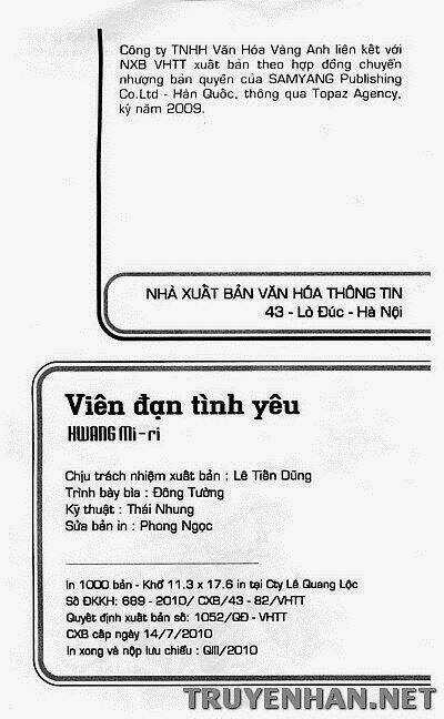 Viên Đạn Tình Yêu Chapter 1 trang 3