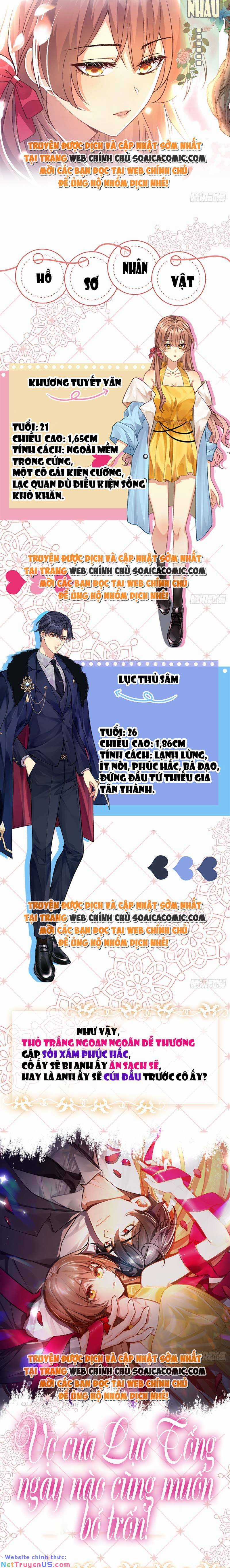 Vợ Của Lục Tổng Ngày Nào Cũng Muốn Bỏ Trốn Chapter 0 trang 5