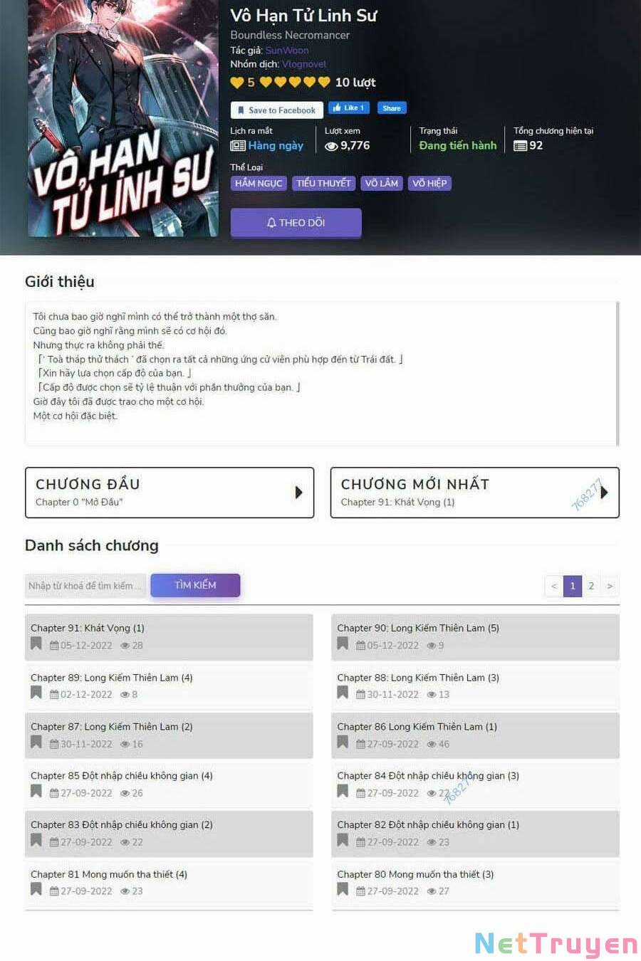 Vô Hạn Tử Linh Sư Chapter 16 trang 120