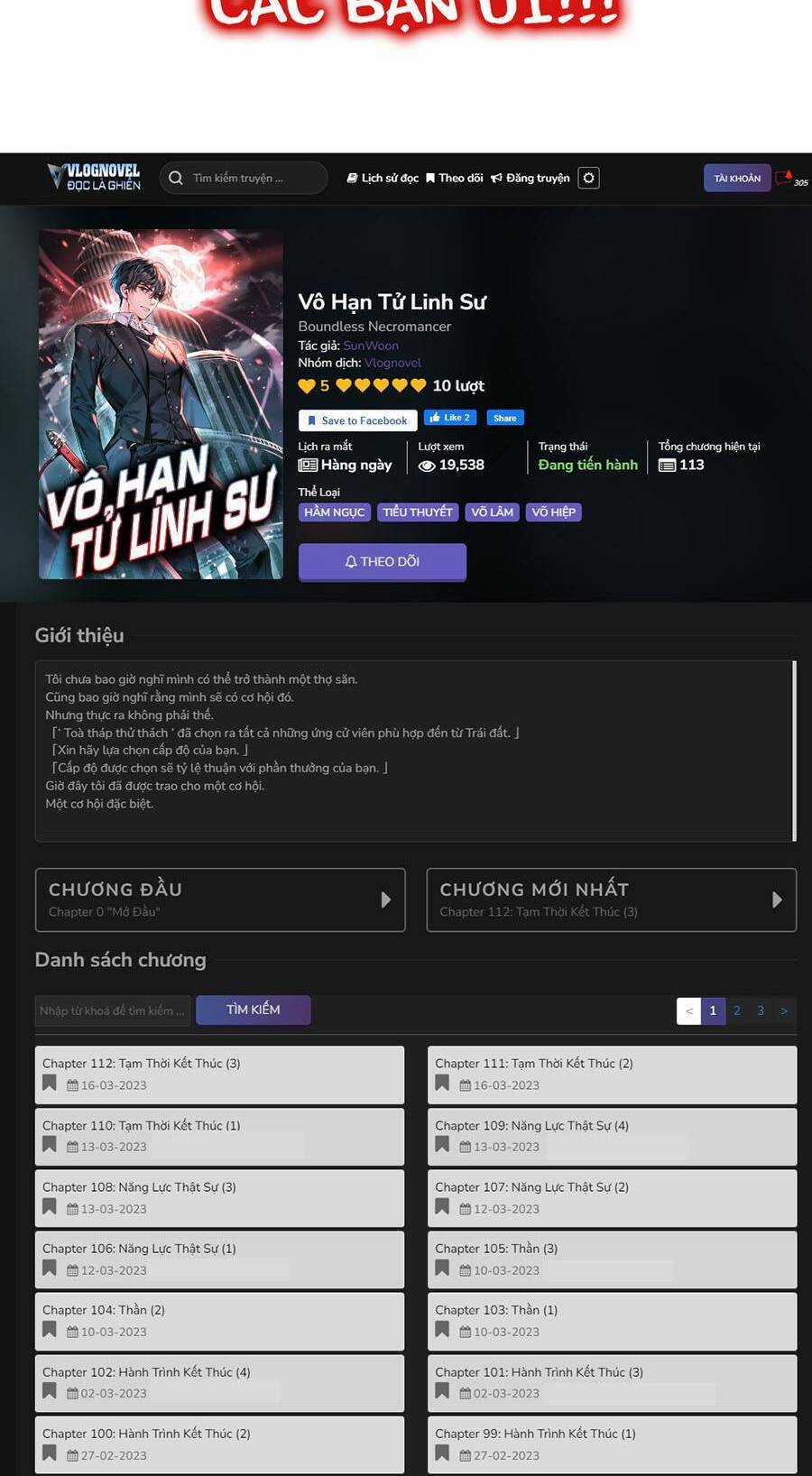 Vô Hạn Tử Linh Sư Chapter 30 trang 59