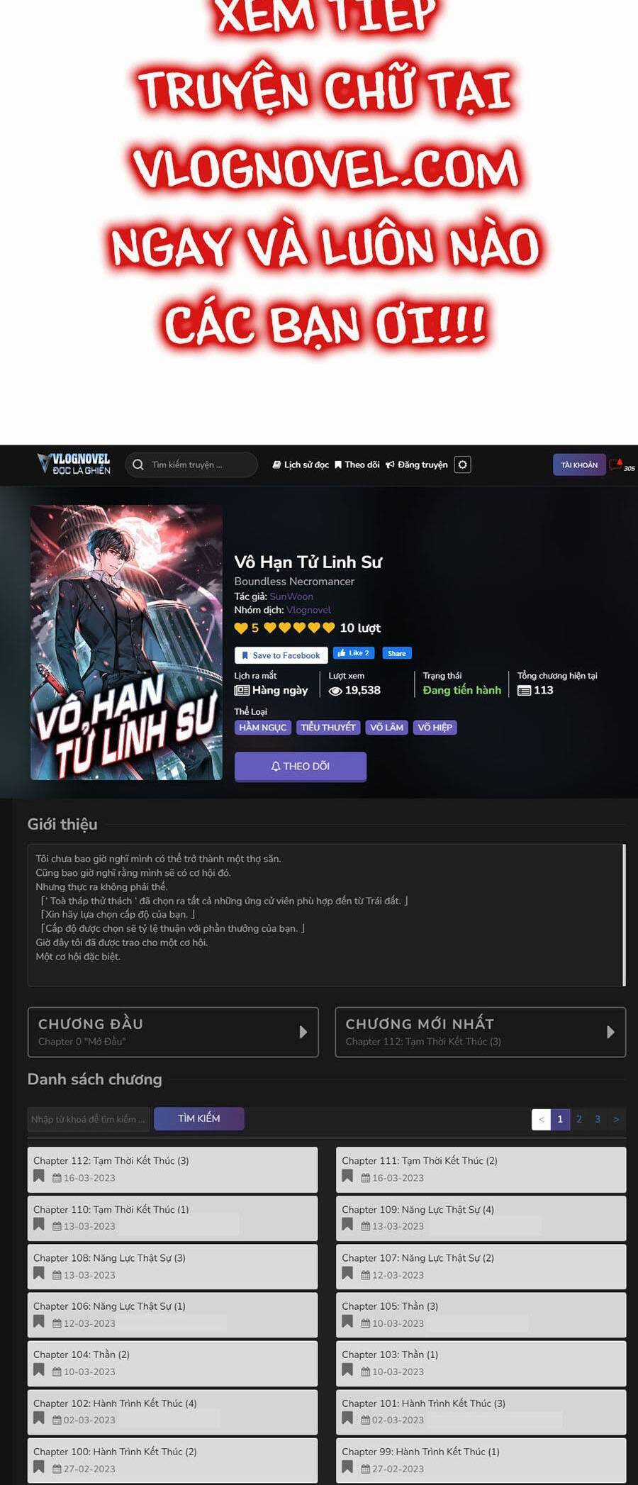 Vô Hạn Tử Linh Sư Chapter 44 trang 125