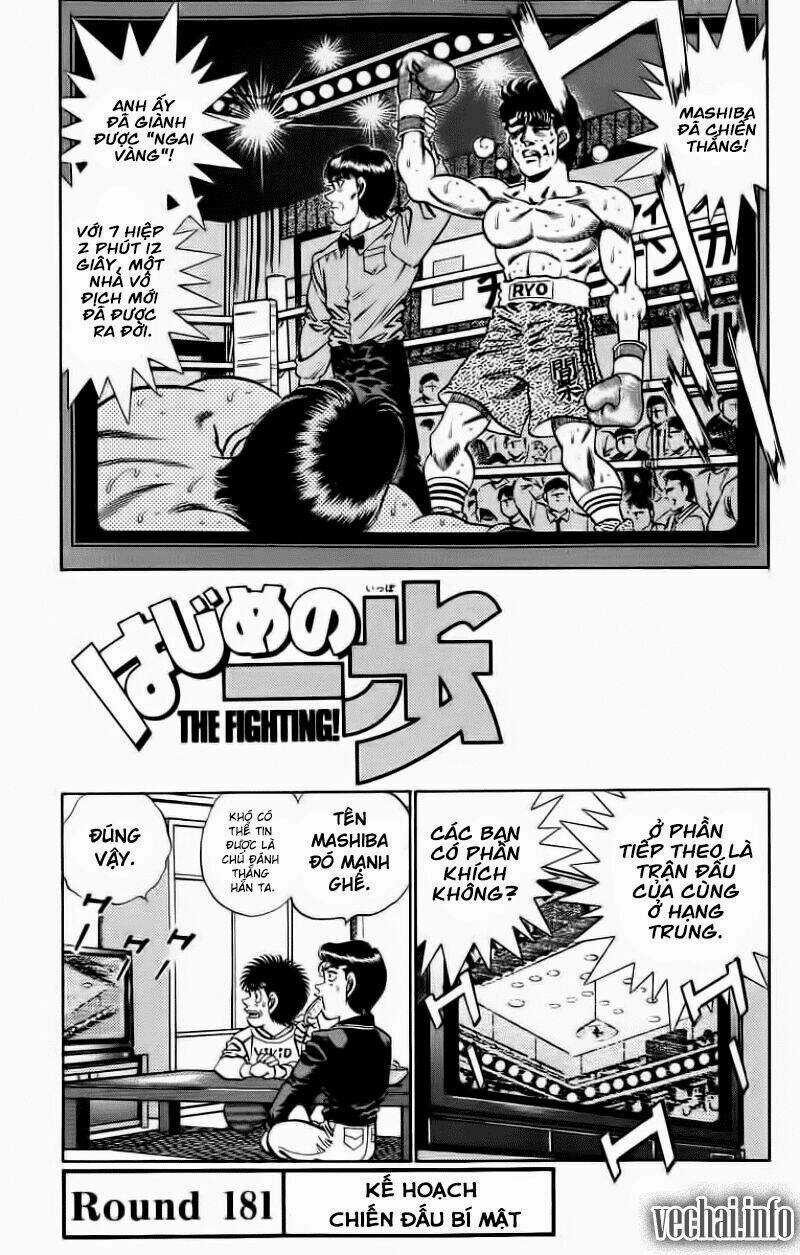 Võ Sĩ Quyền Anh Ippo Chapter 181 trang 1