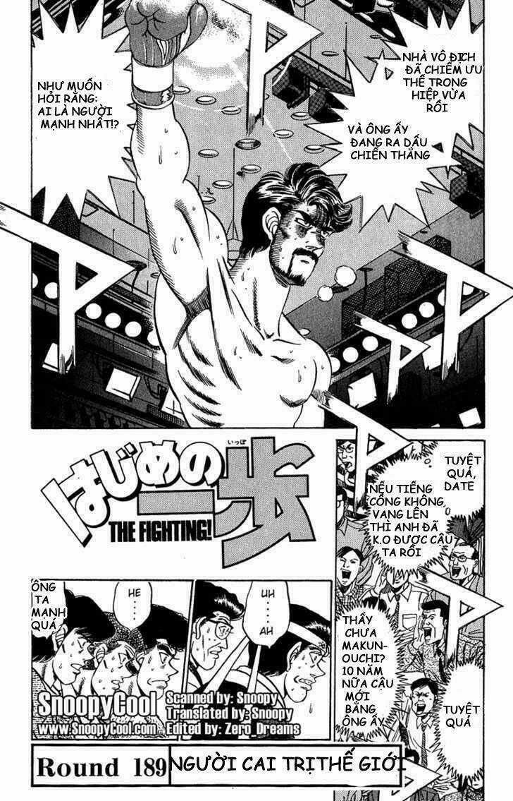 Võ Sĩ Quyền Anh Ippo Chapter 189 trang 1