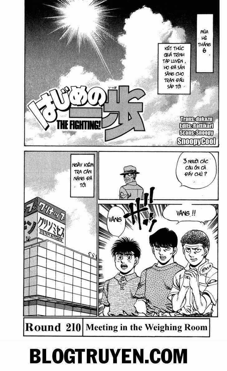 Võ Sĩ Quyền Anh Ippo Chapter 210 trang 1
