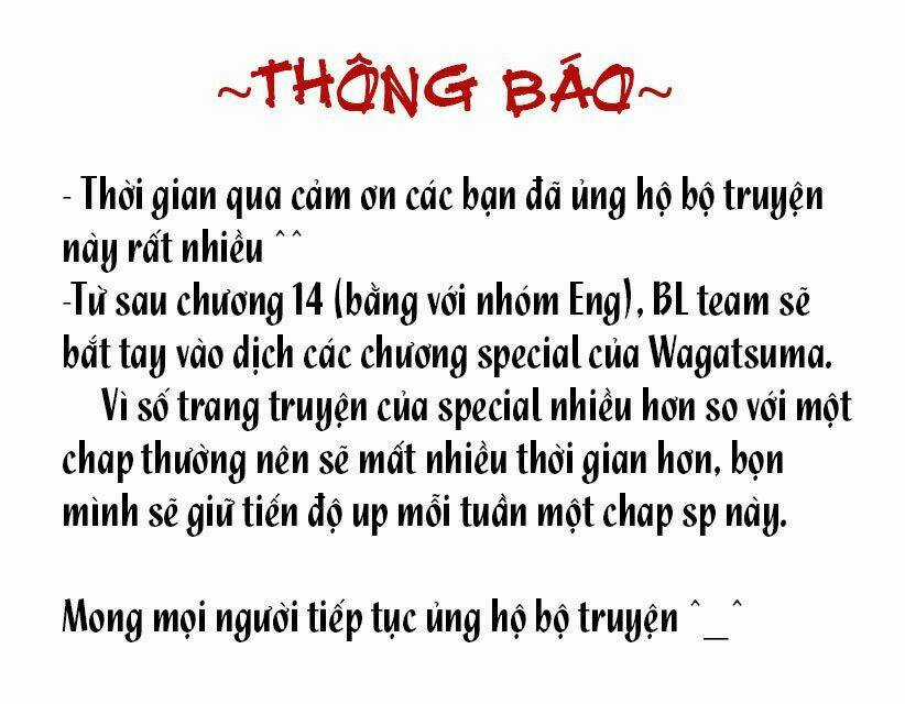 Vợ Tôi Là Wagatsuma Chapter 14 trang 0