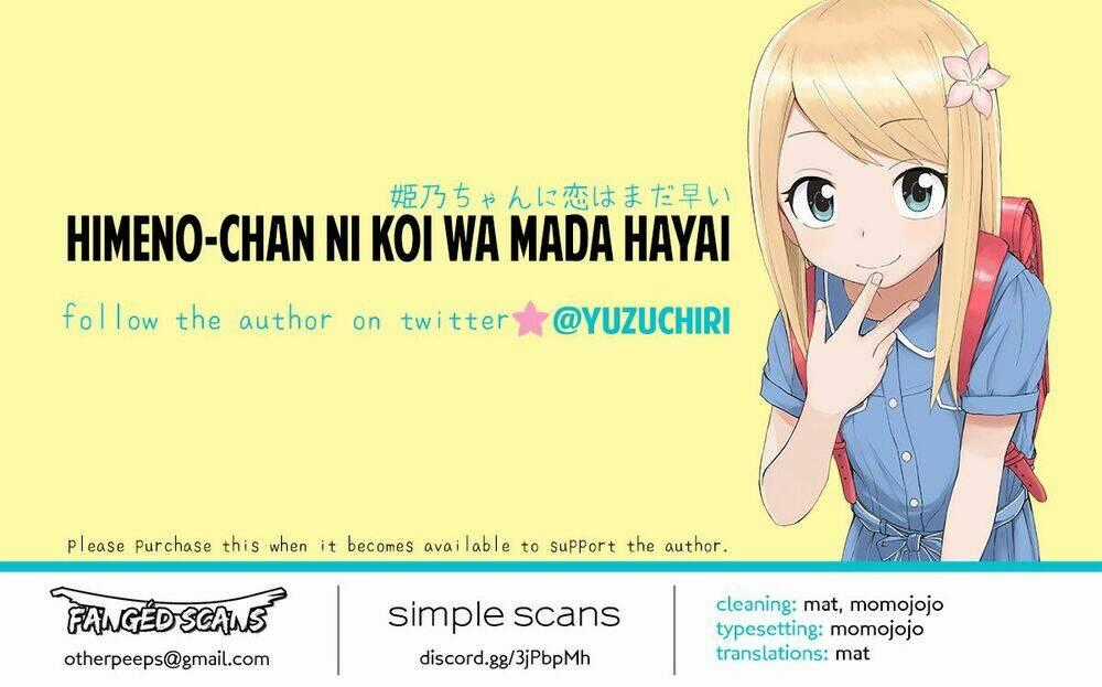 Với Himeno-Chan Thì Yêu Vẫn Còn Quá Sớm Đó! Chapter 1 trang 9
