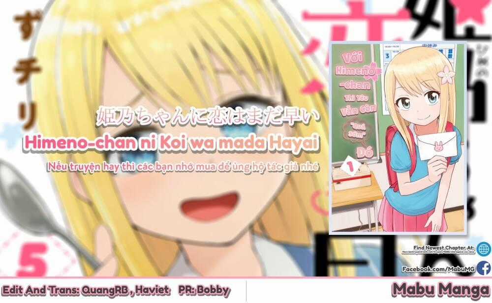 Với Himeno-Chan Thì Yêu Vẫn Còn Quá Sớm Đó! Chapter 42 trang 13