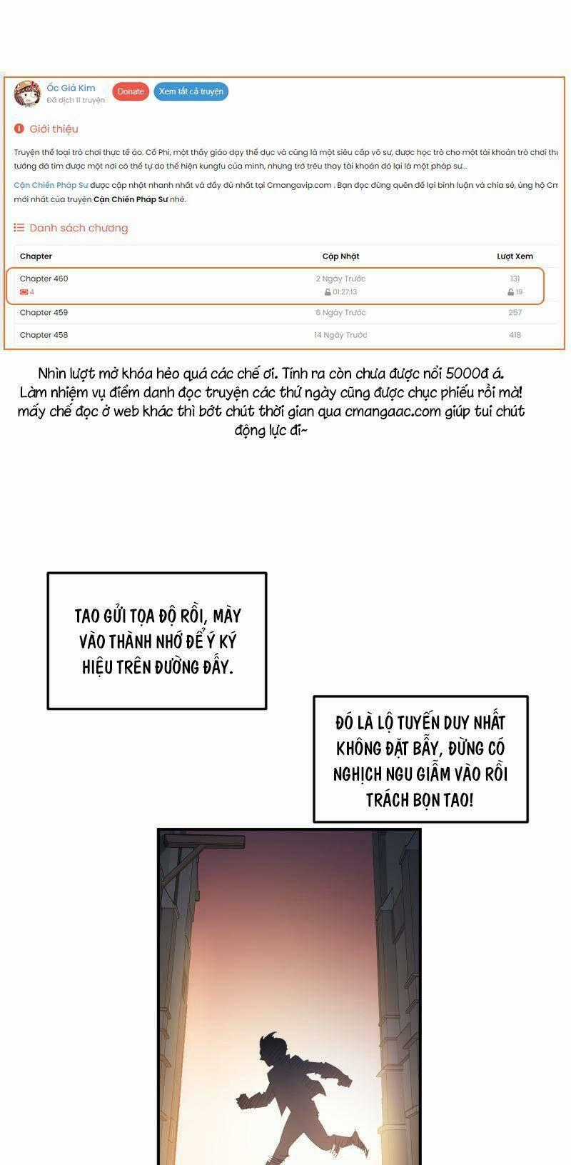 Võng Du Chi Cận Chiến Pháp Sư Chapter 461 trang 1