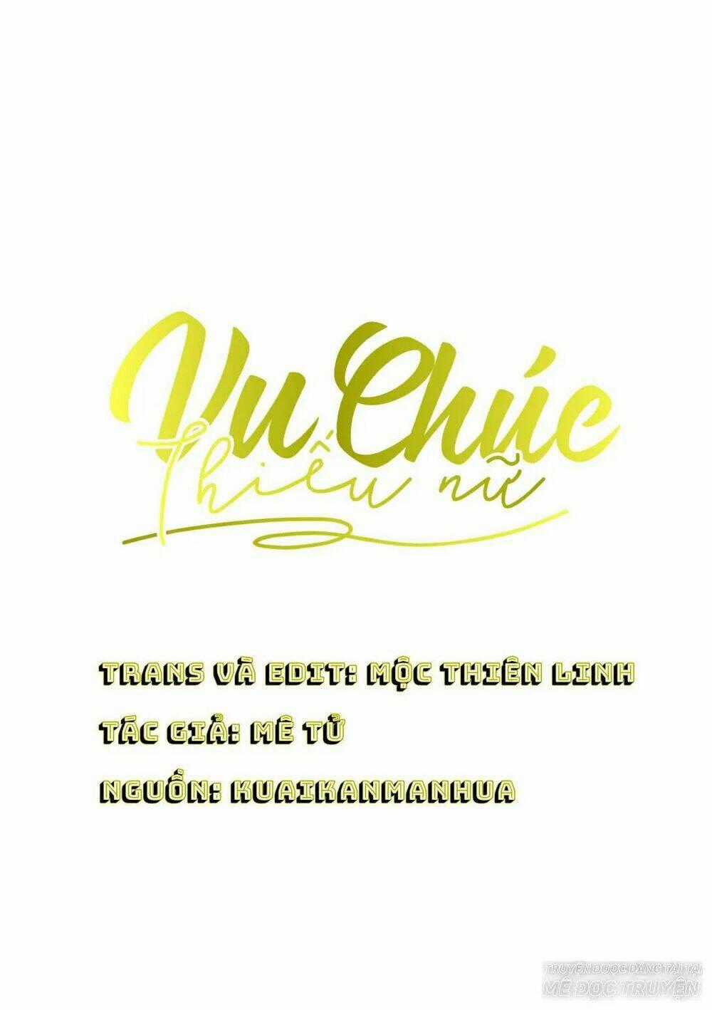 Vu Chúc Thiếu Nữ Chapter 15.2 trang 0