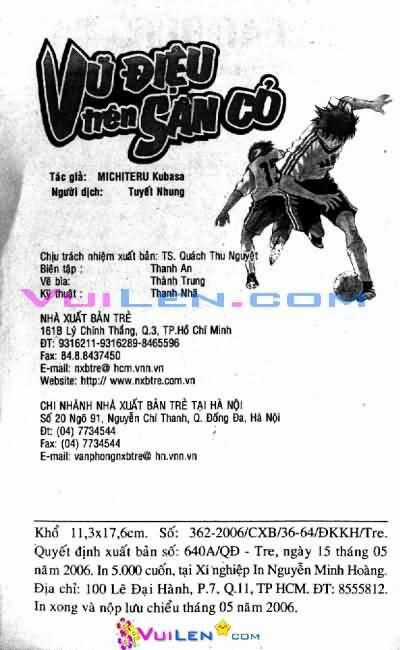 Vũ điệu trên sân cỏ - Fantasista Chapter 1 trang 115