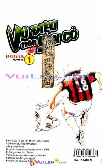 Vũ điệu trên sân cỏ - Fantasista Chapter 1 trang 116