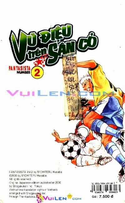 Vũ điệu trên sân cỏ - Fantasista Chapter 2 trang 188