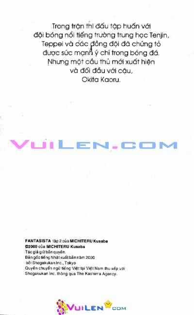 Vũ điệu trên sân cỏ - Fantasista Chapter 2 trang 2