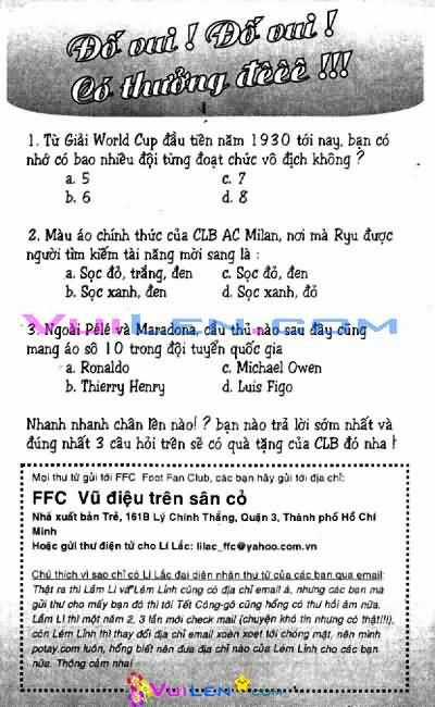 Vũ điệu trên sân cỏ - Fantasista Chapter 3 trang 180