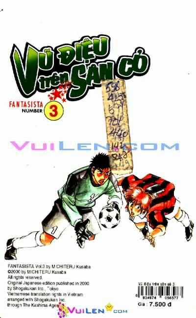 Vũ điệu trên sân cỏ - Fantasista Chapter 3 trang 183