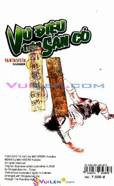 Vũ điệu trên sân cỏ - Fantasista Chapter 5 trang 185